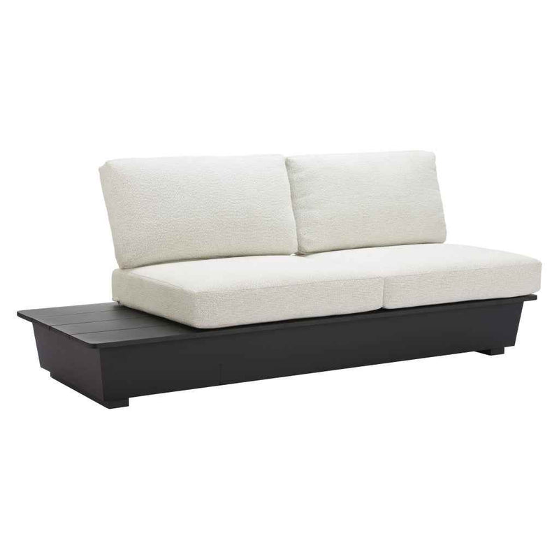 79" Beige Polypropylene Sofa