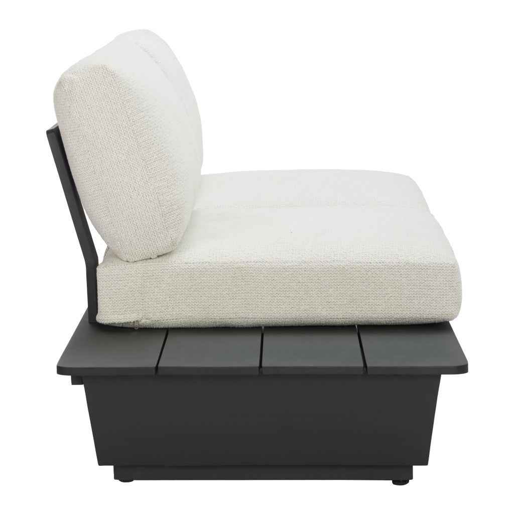 79" Beige Polypropylene Sofa