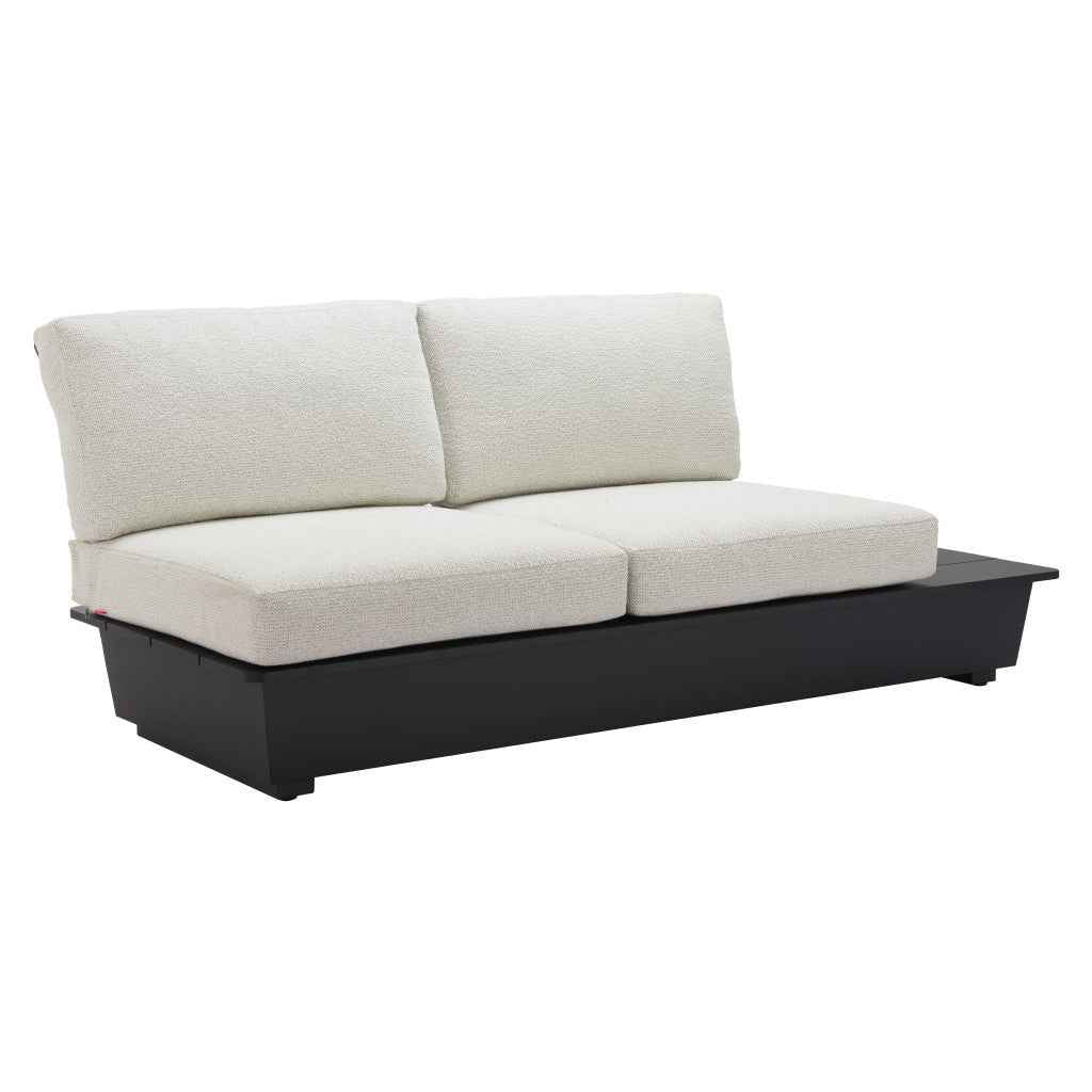 79" Beige Polypropylene Sofa