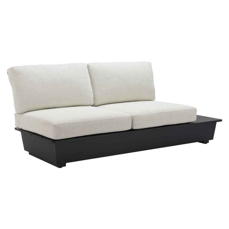 79" Beige Polypropylene Sofa