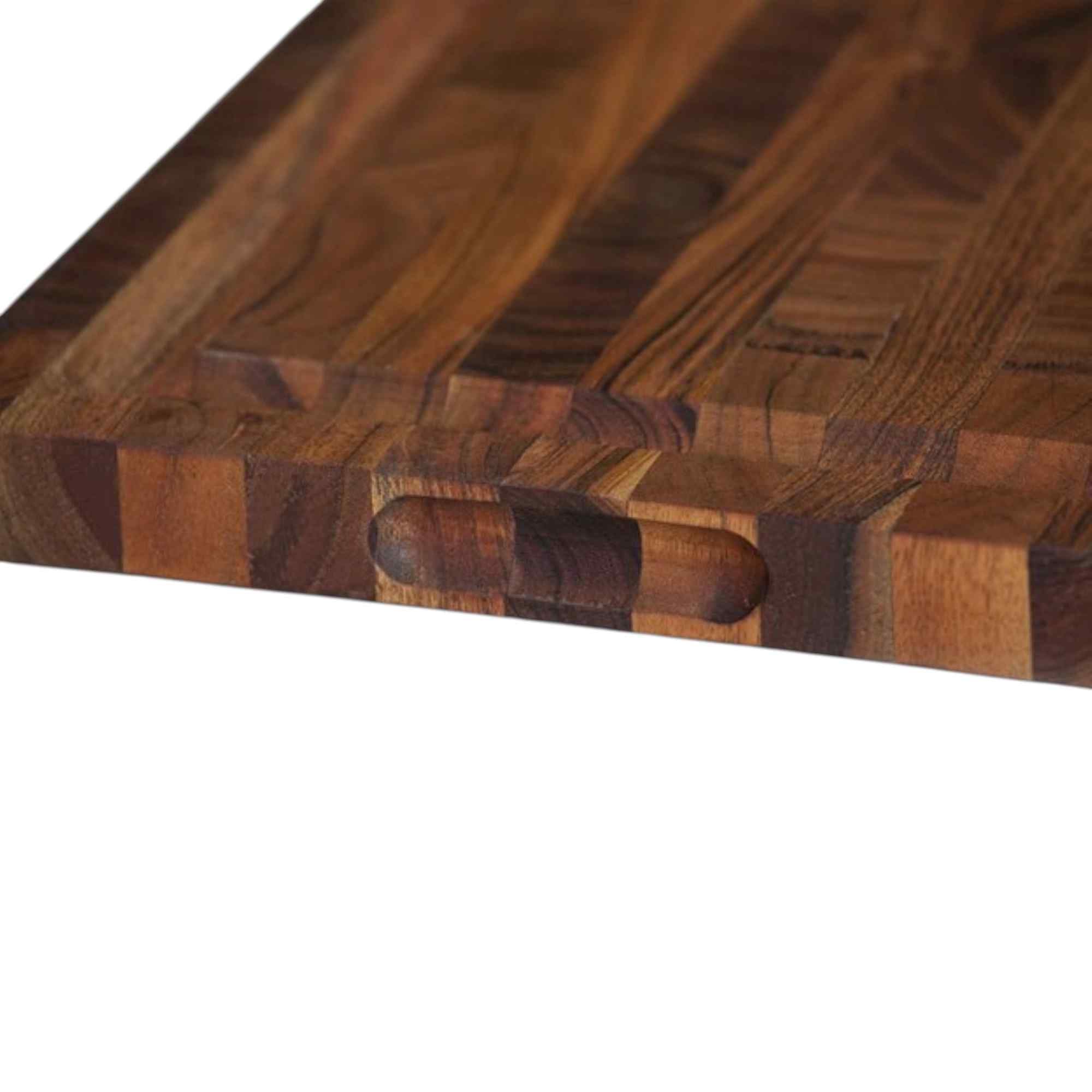 16" Brown Solid Wood Cutting Board With Juice Groove - Kitchen & Dining