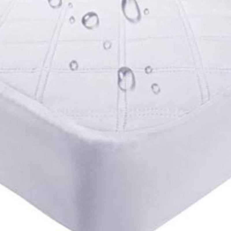 9" Waterproof Bamboo Terry Crib Mattress Pad Liner Mattress Cover Only.