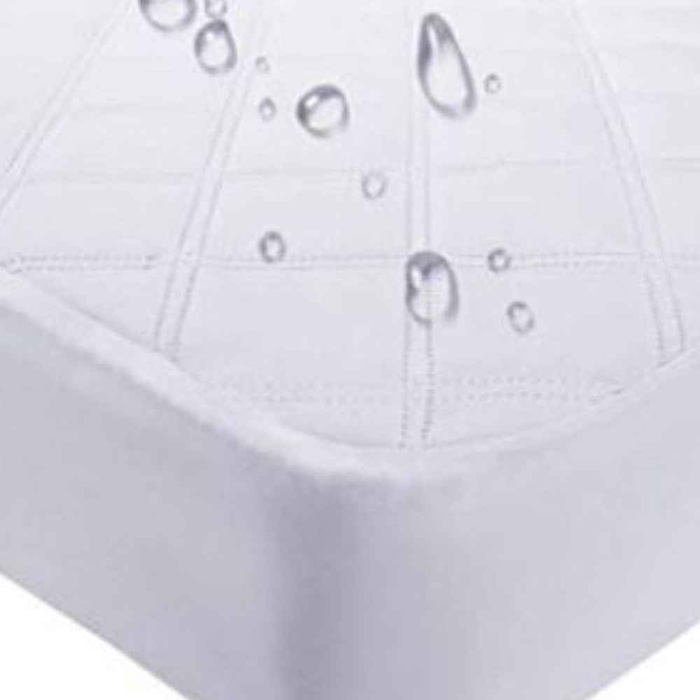 9" Waterproof Bamboo Terry Crib Mattress Pad Liner Mattress Cover Only.