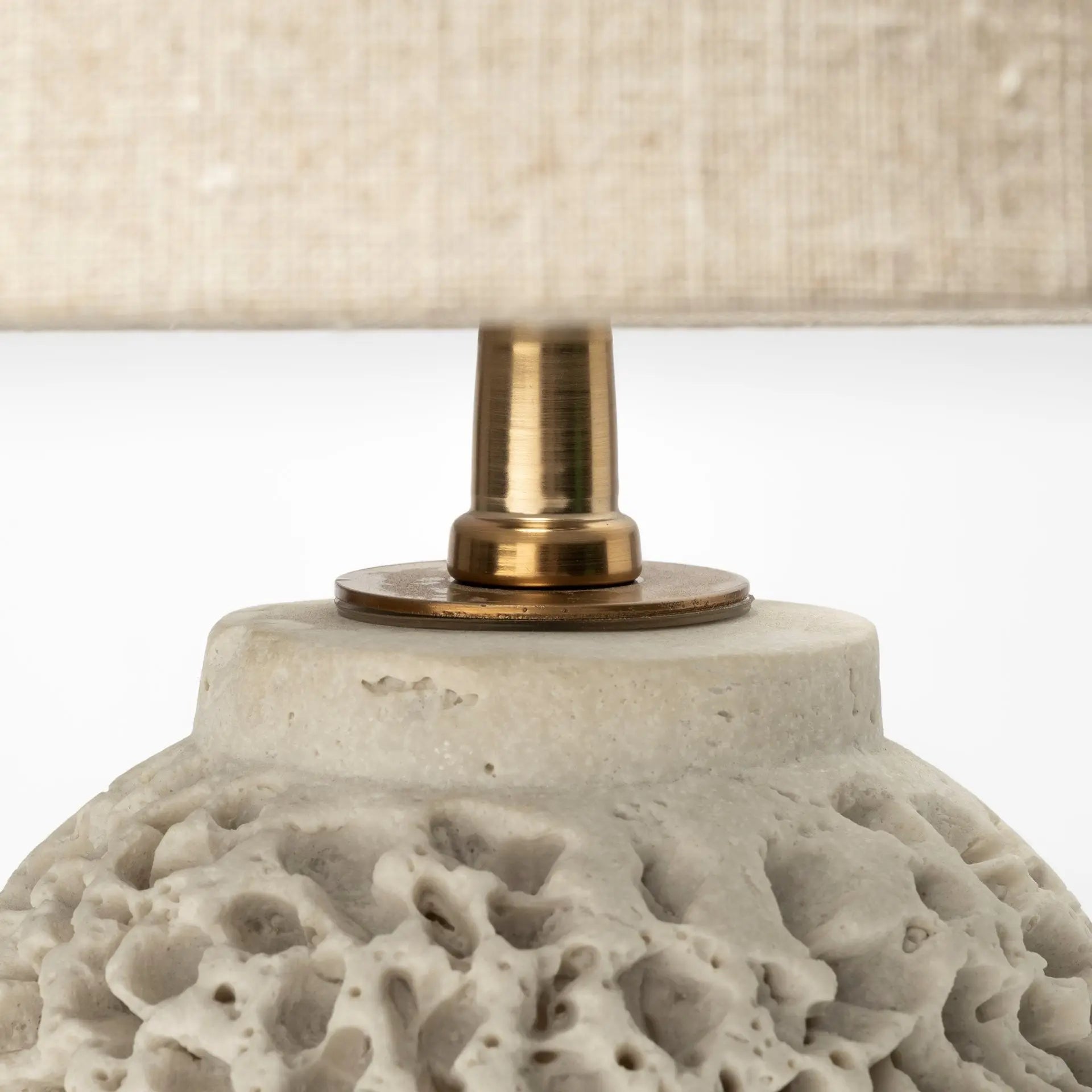 26" Beige Lamp Base LED With Champagne Shade - GreatEagleInc
