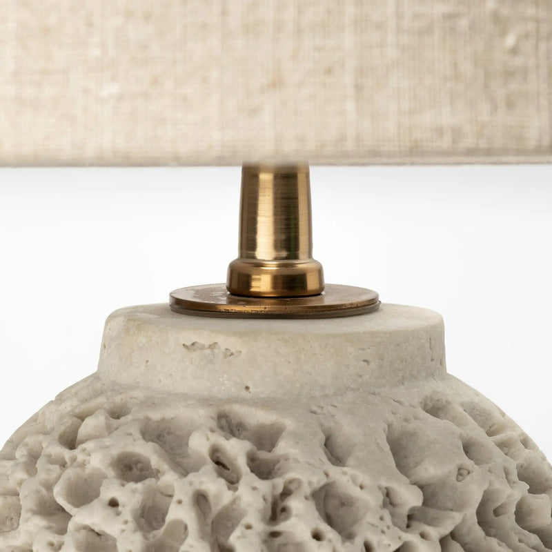 26" Beige Lamp Base LED With Champagne Shade - GreatEagleInc