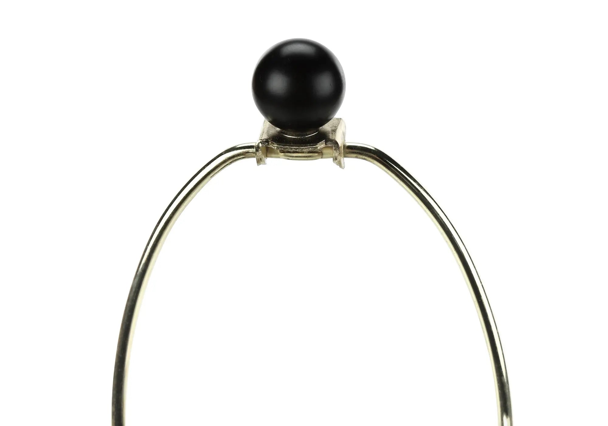 26" Black Metal Urn Table Lamp With Cream Empire Shade Homeroots Lighting