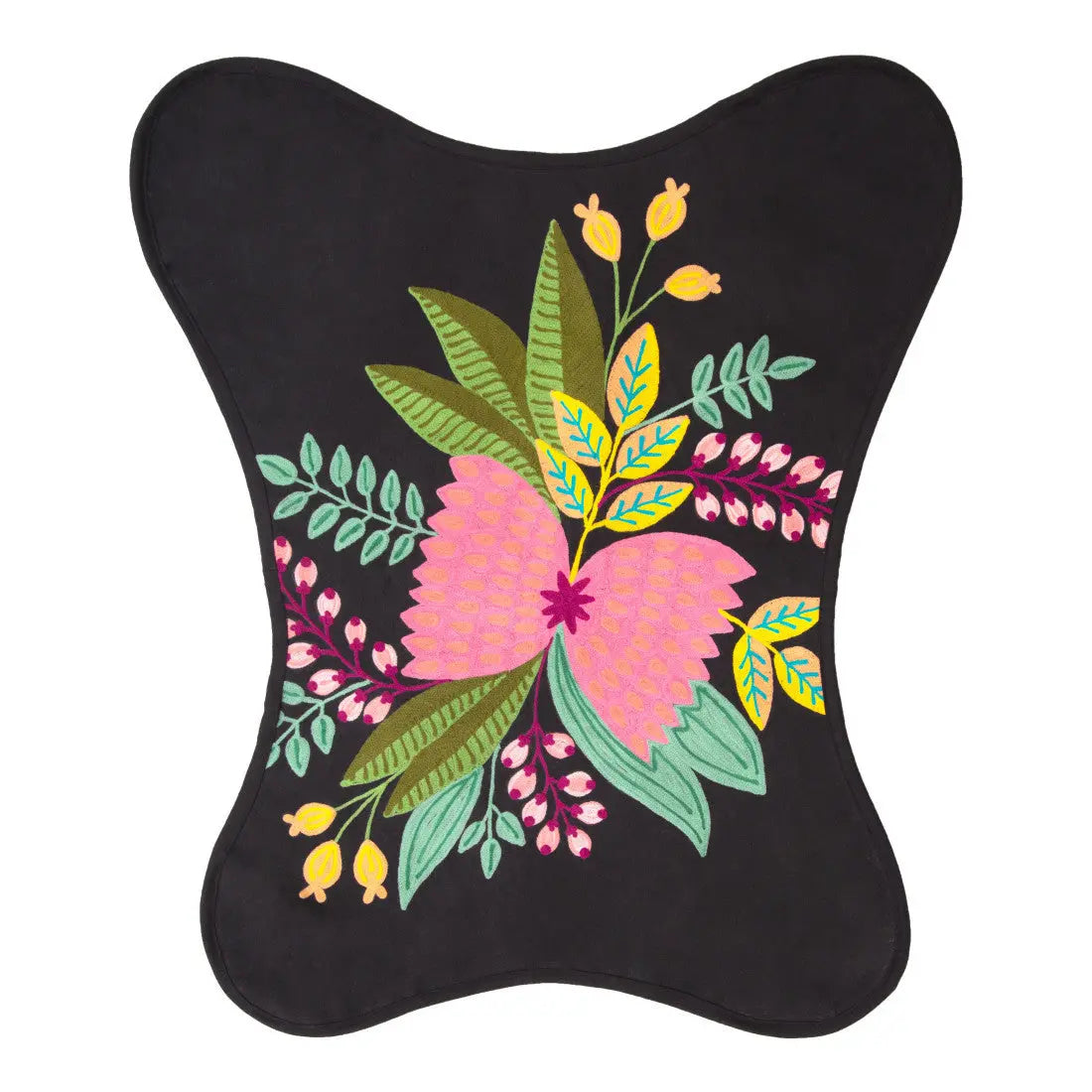 26" Black Tropical Butterfly Chair Homeroots Living Room