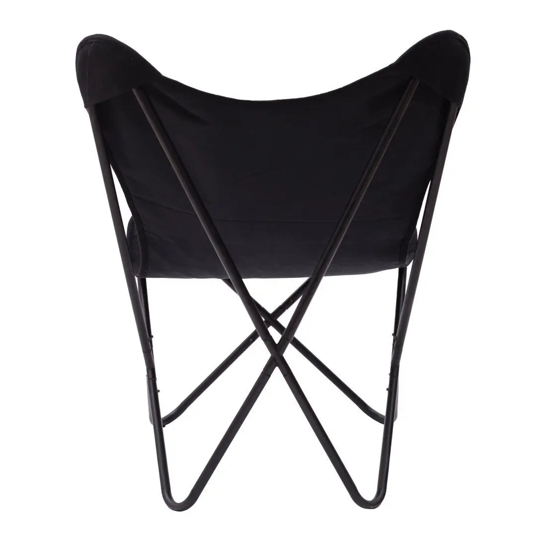 26" Black Tropical Butterfly Chair Homeroots Living Room