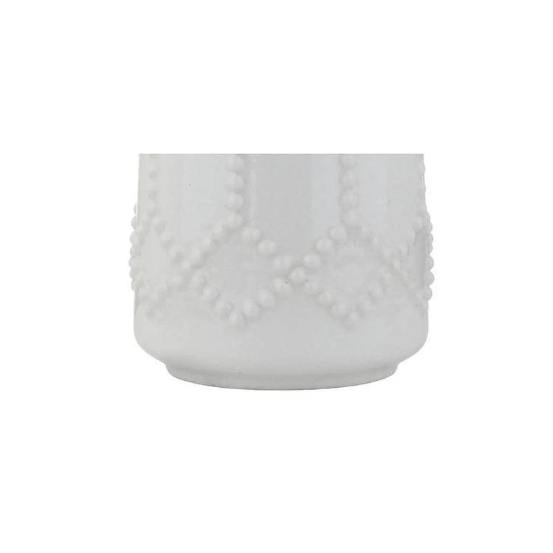 26" Cream Table Lamp With Drum Shade Homeroots Lighting