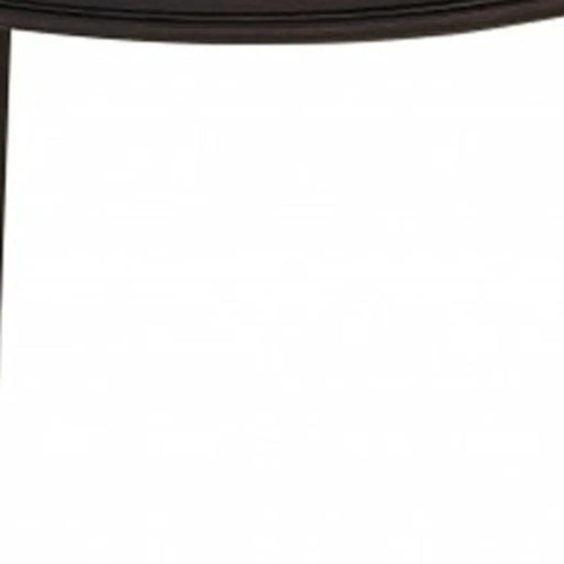 26" Dark Red and Espresso Solid Wood Backless Counter Height Bar Chair Homeroots Living Room