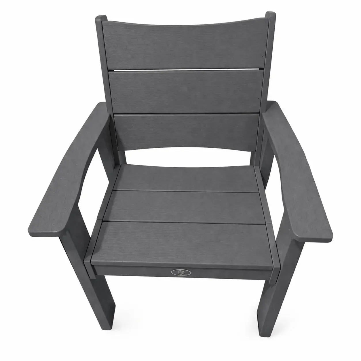 26" Gray Heavy Duty Plastic Outdoor Dining Chair Homeroots Outdoor