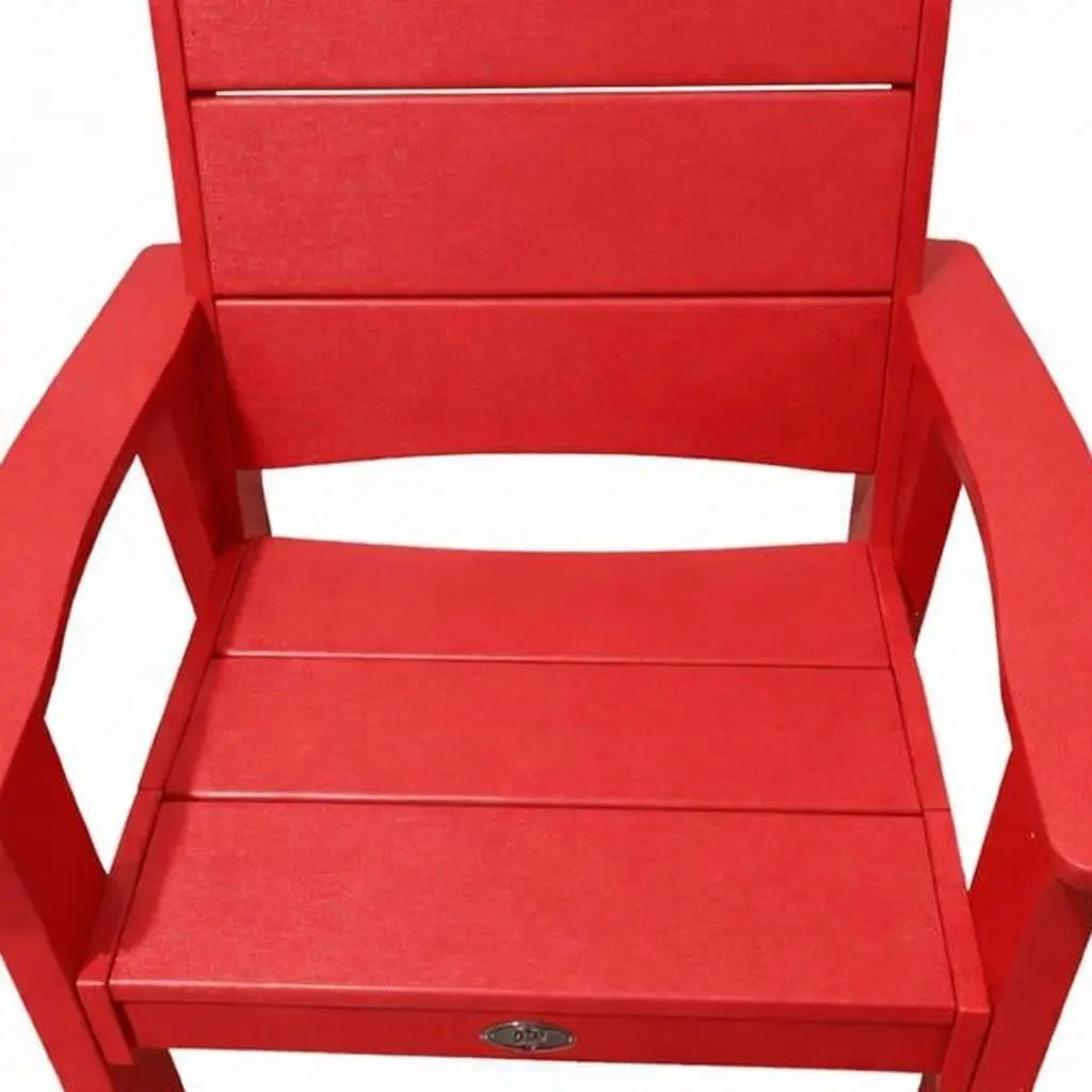 26" Red Heavy Duty Plastic Outdoor Dining Chair Homeroots Outdoor