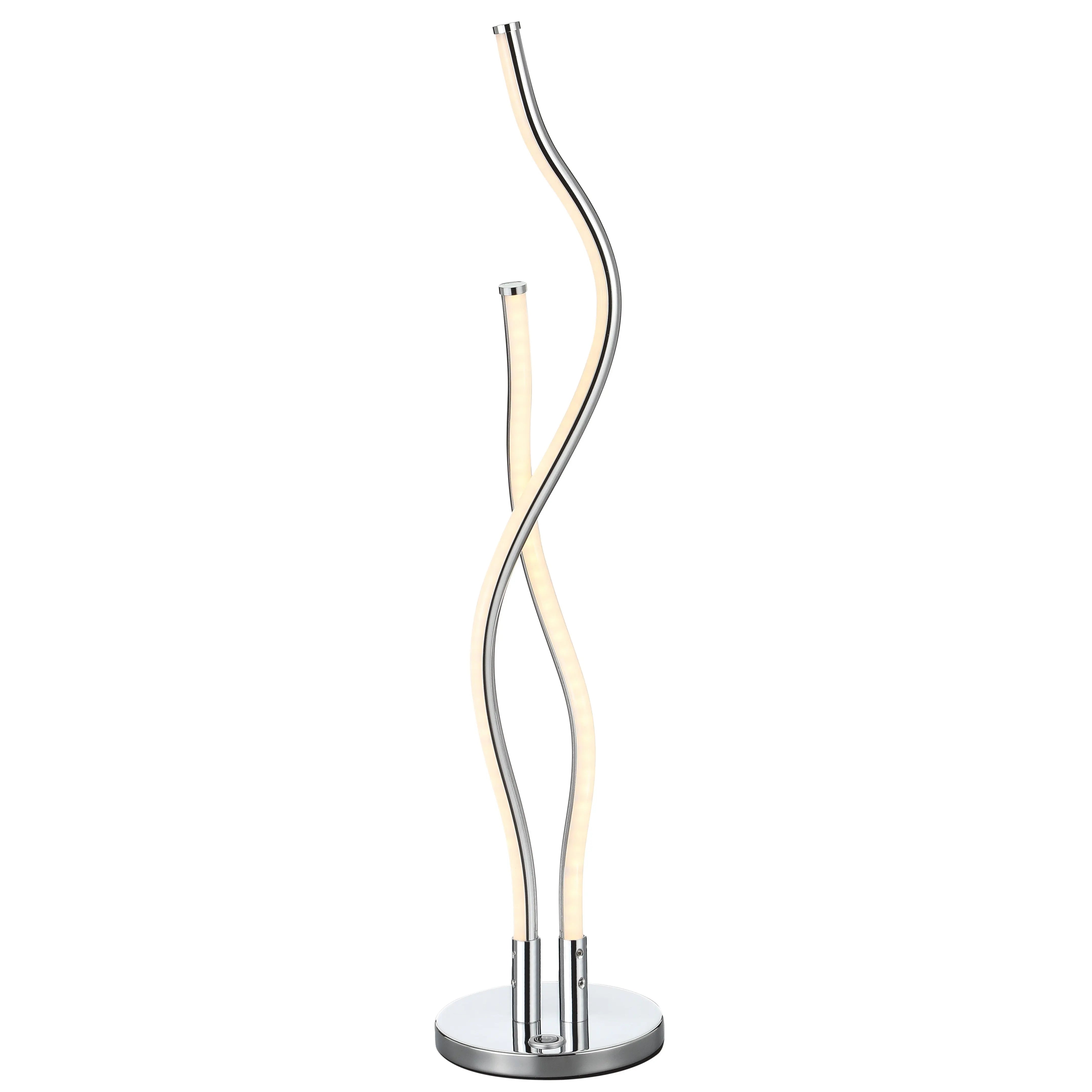 26" Silver Novelty Table Lamp LED Homeroots Lighting
