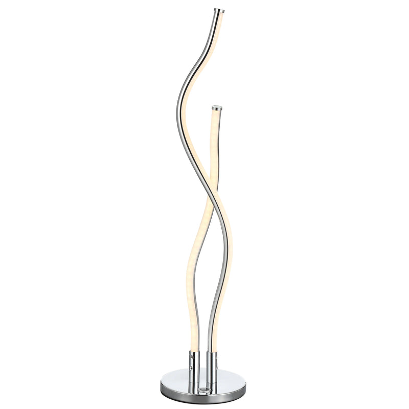 26" Silver Novelty Table Lamp LED Homeroots Lighting