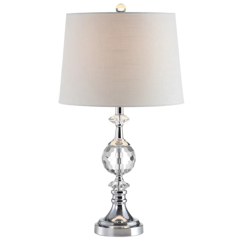 26" Silver Urn Bedside Lamp With Empire Shade Homeroots Lighting