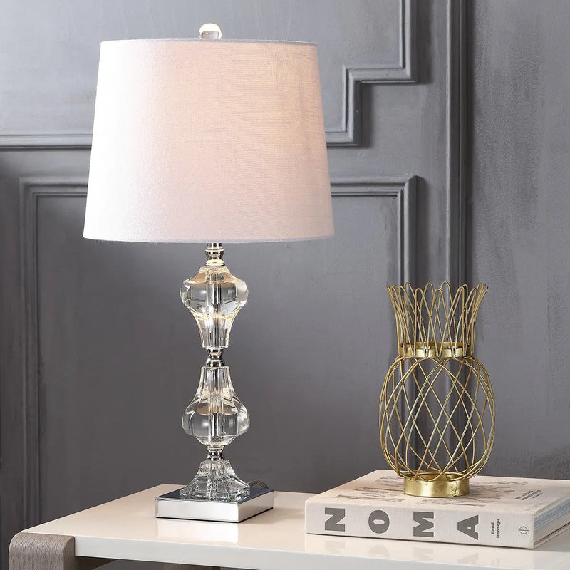 26" Silver Urn Table Lamp With Empire Shade Homeroots Lighting