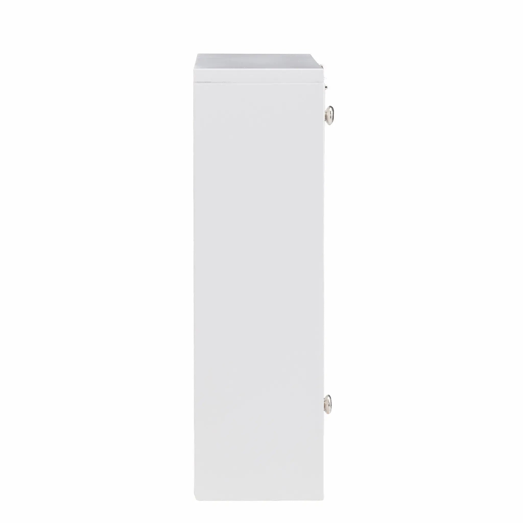 26" White Wall Mounted Floating Desk Homeroots Office