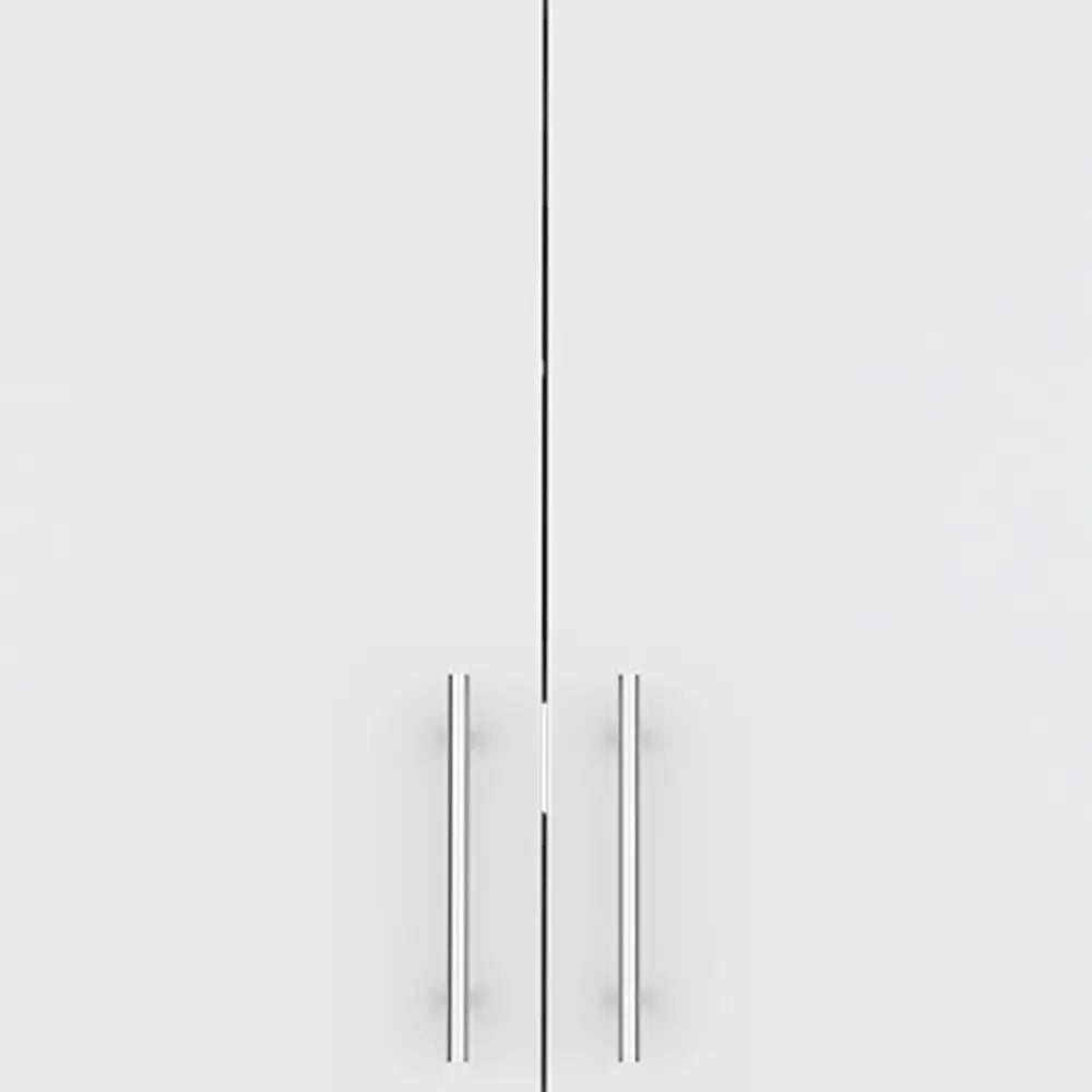 26" White Wood Wall Mounted Utlity Cabinet With Two Doors Homeroots Kitchen & Dining