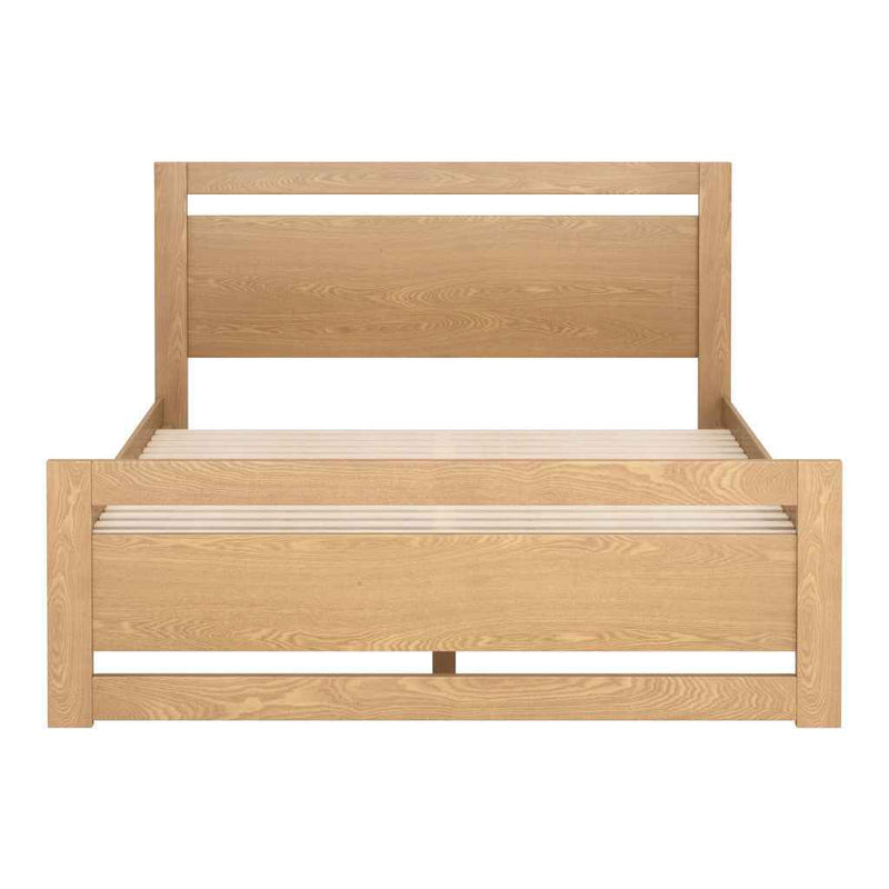 Brown Wood Queen Bed Frame