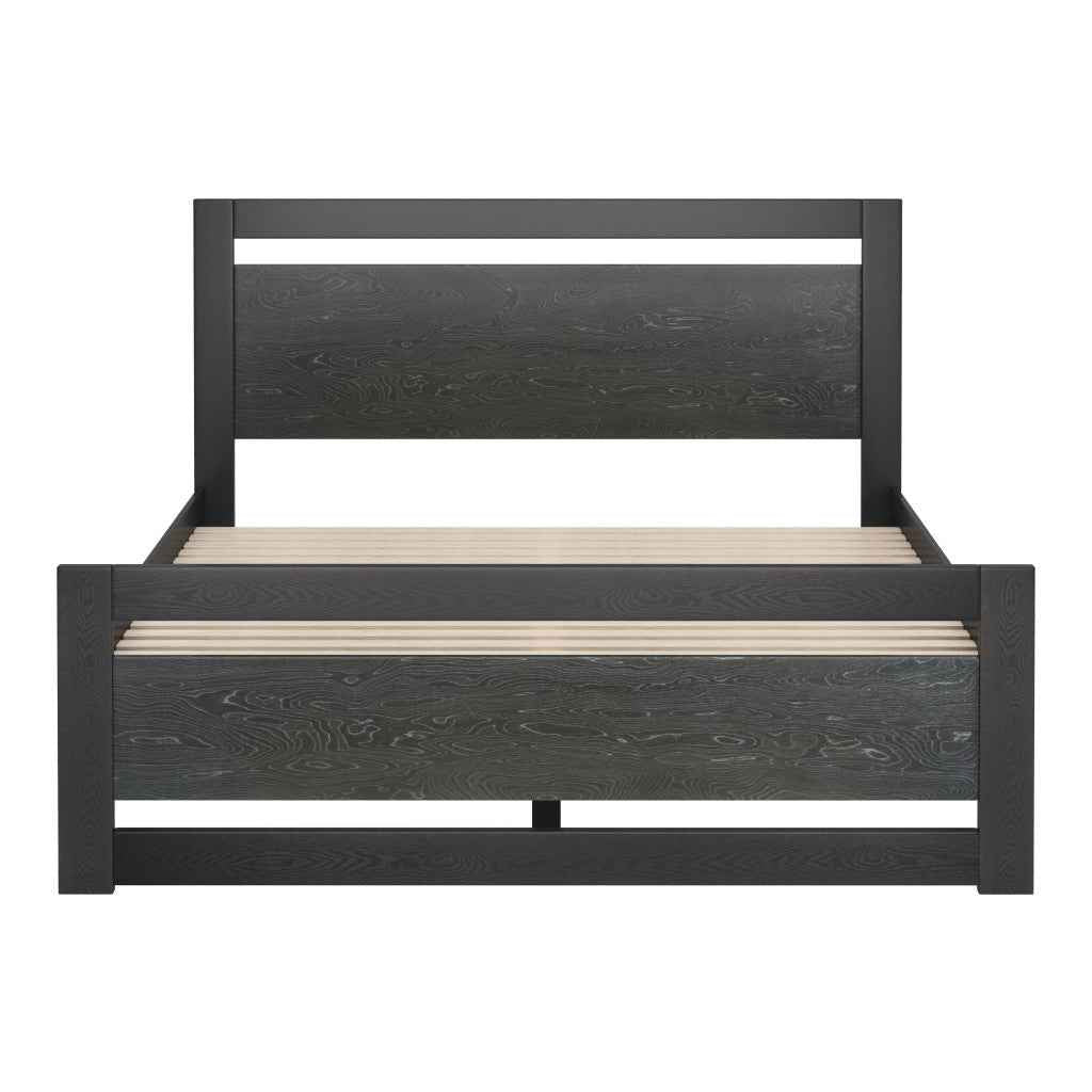 Black Wood Queen Bed Frame