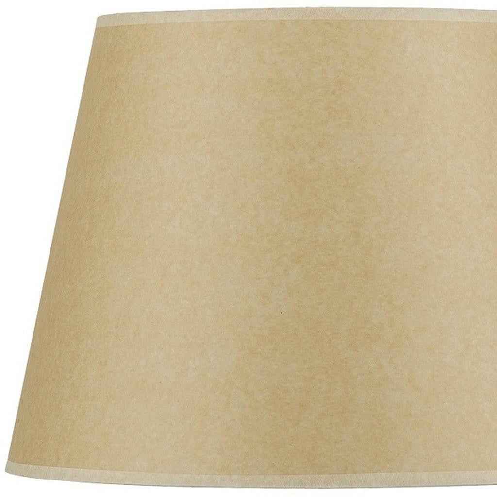 Tan Paper Hardback Empire Lamp Shade