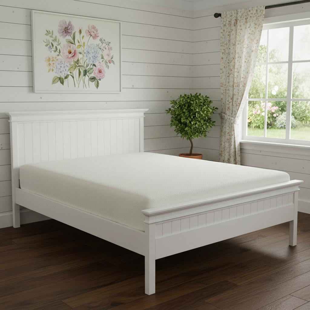 Classic White Panel King Size Bed