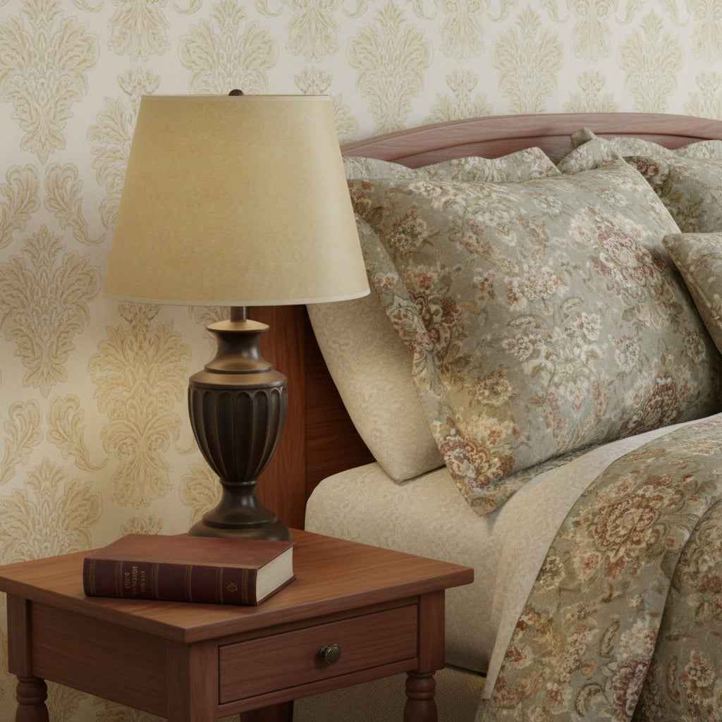 Tan Paper Hardback Empire Lamp Shade