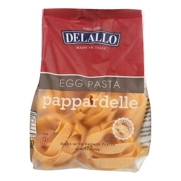 Delallo Pappardelle, Egg Pasta - Case Of 12 - 8.82 Oz