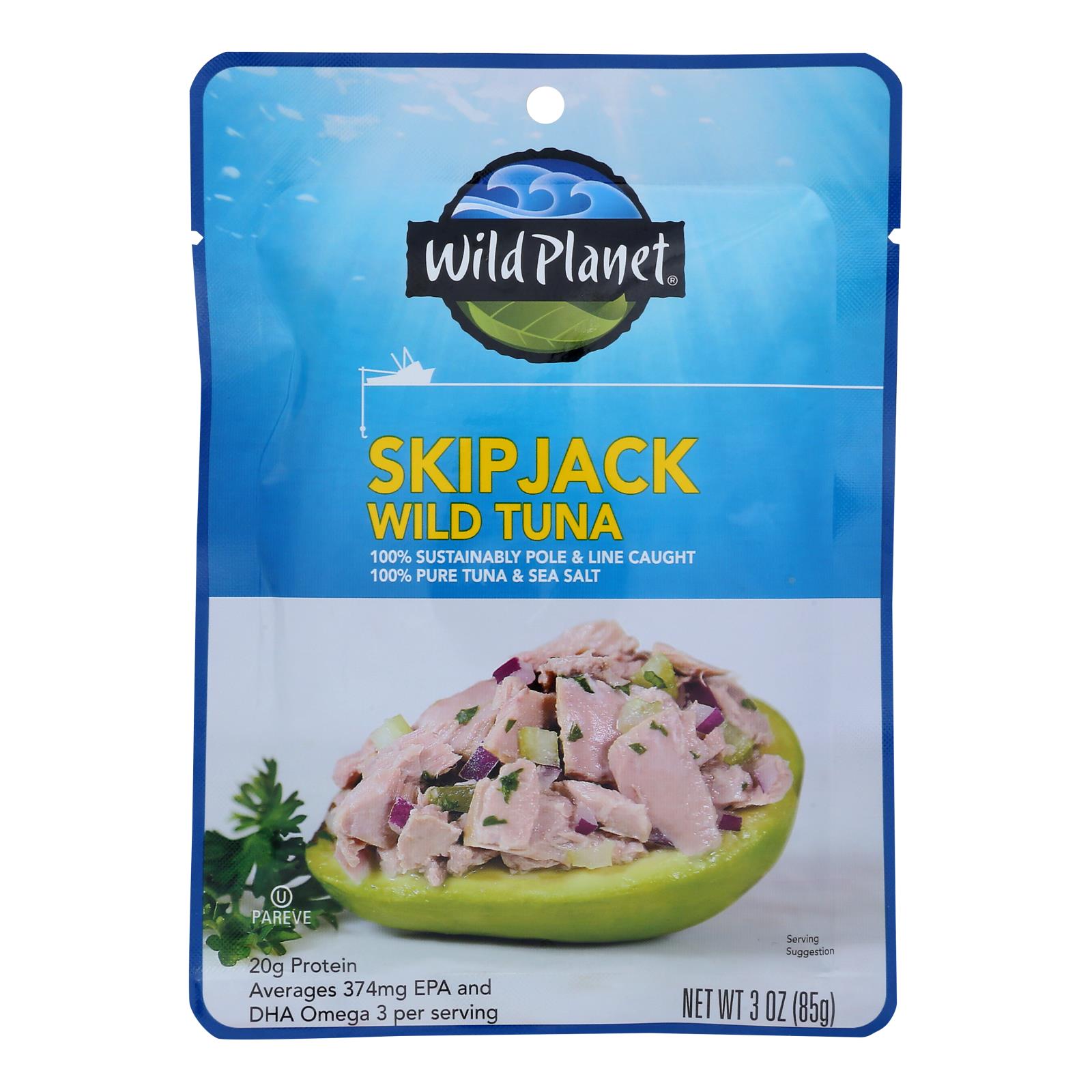 Wild Planet Skip Jack Wild Tuna - Case Of 24 - 3 Oz - Home & Garden