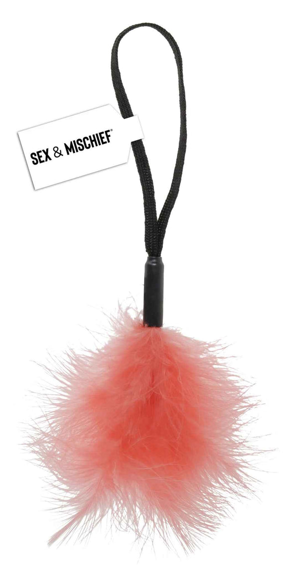 Peach Wrist Feather Tickler