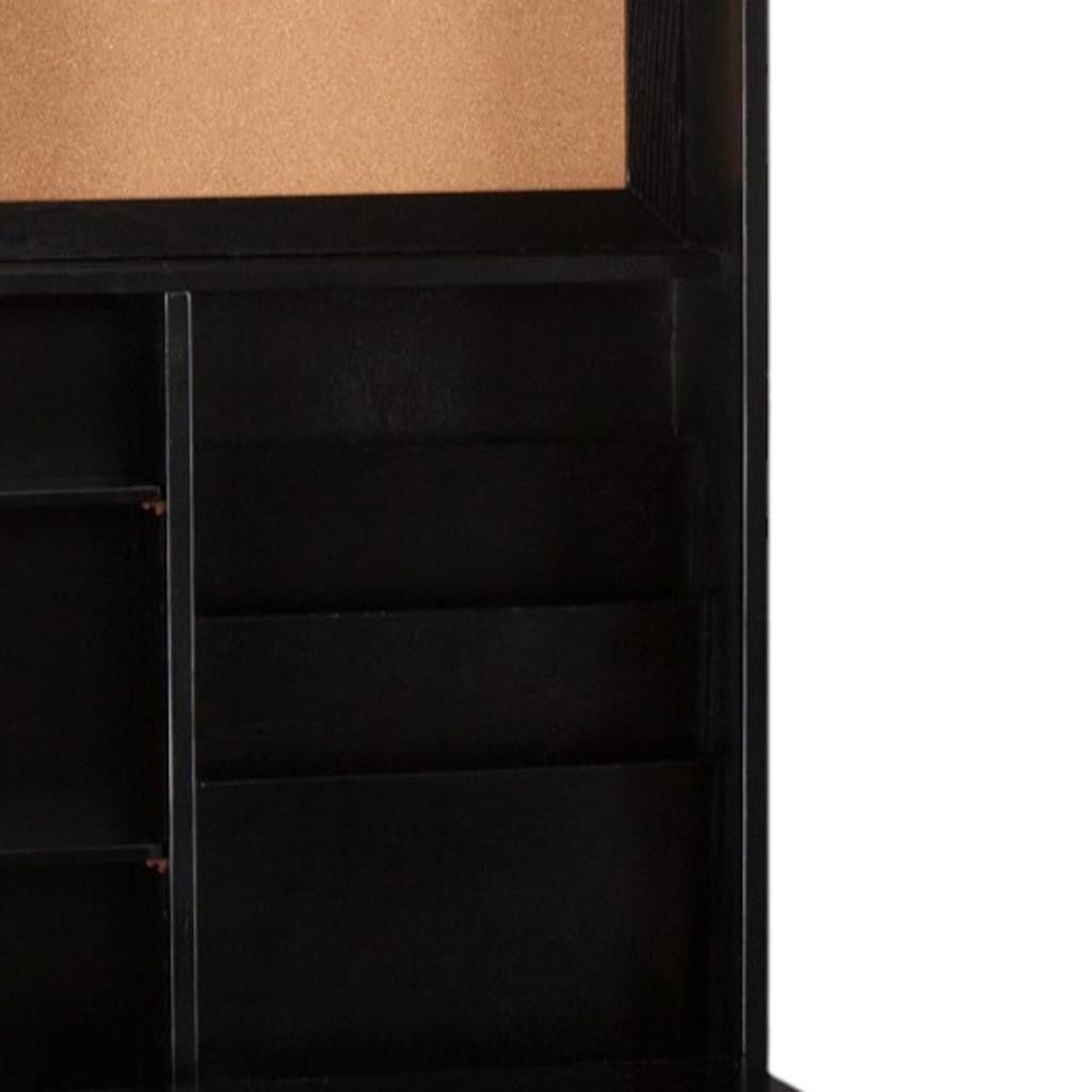 22" Black Secretary Desk - Office