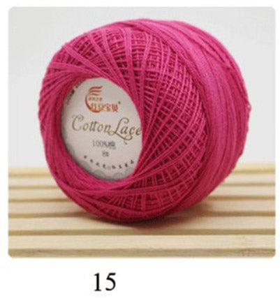 Crochet Knitting yarn Soft Comfortable Thin Yarn Lace Threads for Knitting 14 Colour Eco-friendly Dyed Sweater Scarf