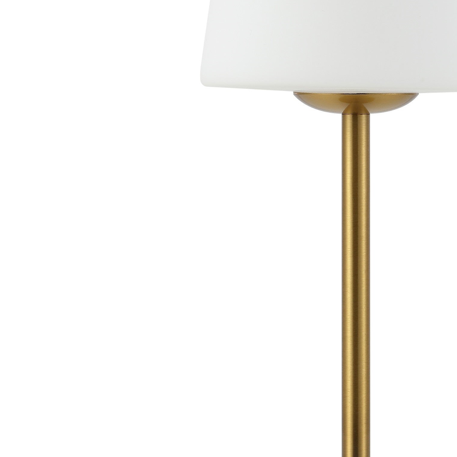 13" Gold USB Table Lamp With Empire Shade - Lighting