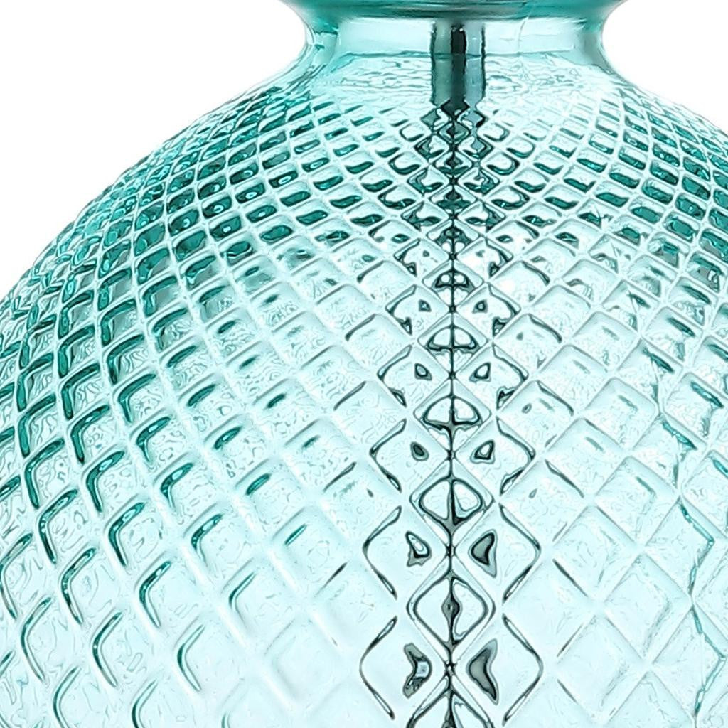 26" Clear Novelty Table Lamp With Drum Shade - Lighting