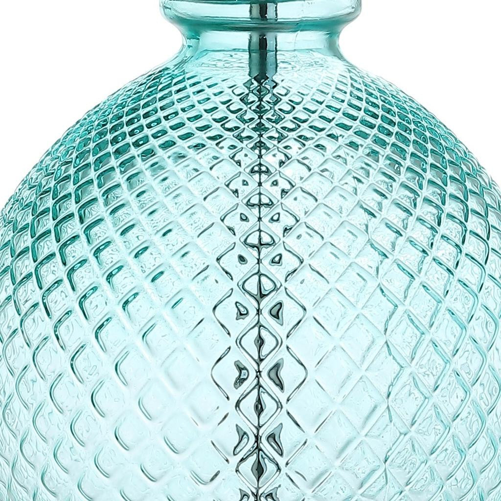 26" Clear Novelty Table Lamp With Drum Shade - Lighting