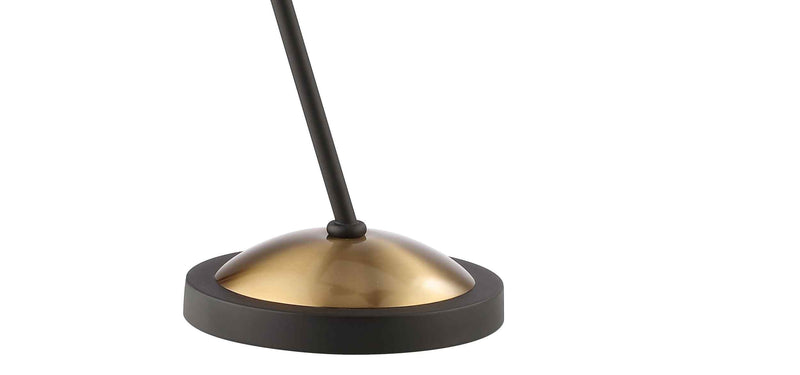 22" Black Table Lamp With Bell Shade - Lighting