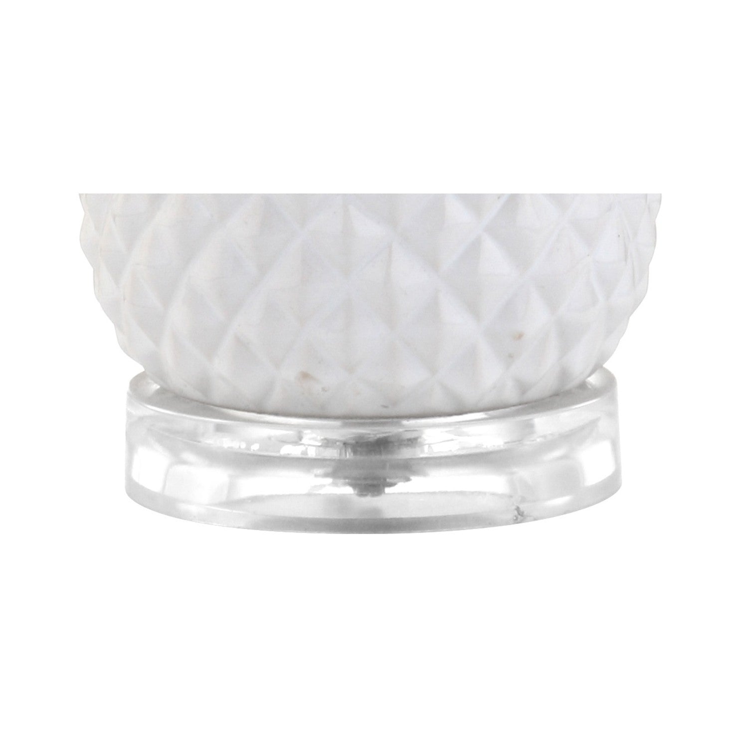 23" Clear Novelty Table Lamp With Drum Shade - Lighting