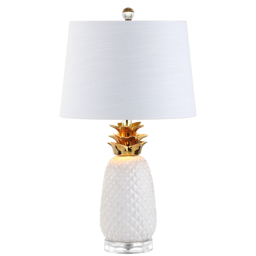 23" Clear Novelty Table Lamp With Drum Shade - Lighting