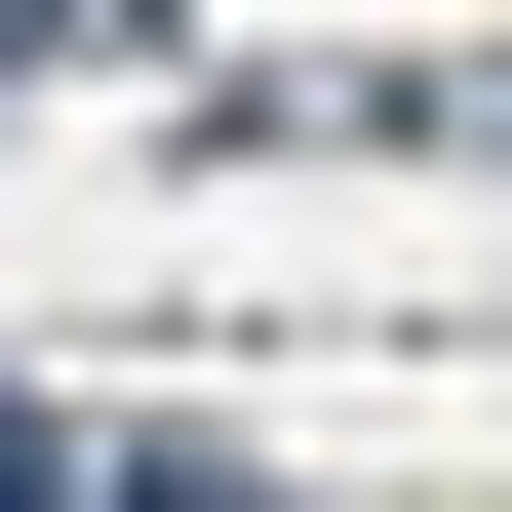 6' X 9' Blue And Ivory Striped Indoor Outdoor Area Rug Default Title