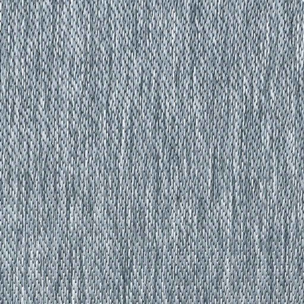 8' Turquoise Indoor Outdoor Runner Rug