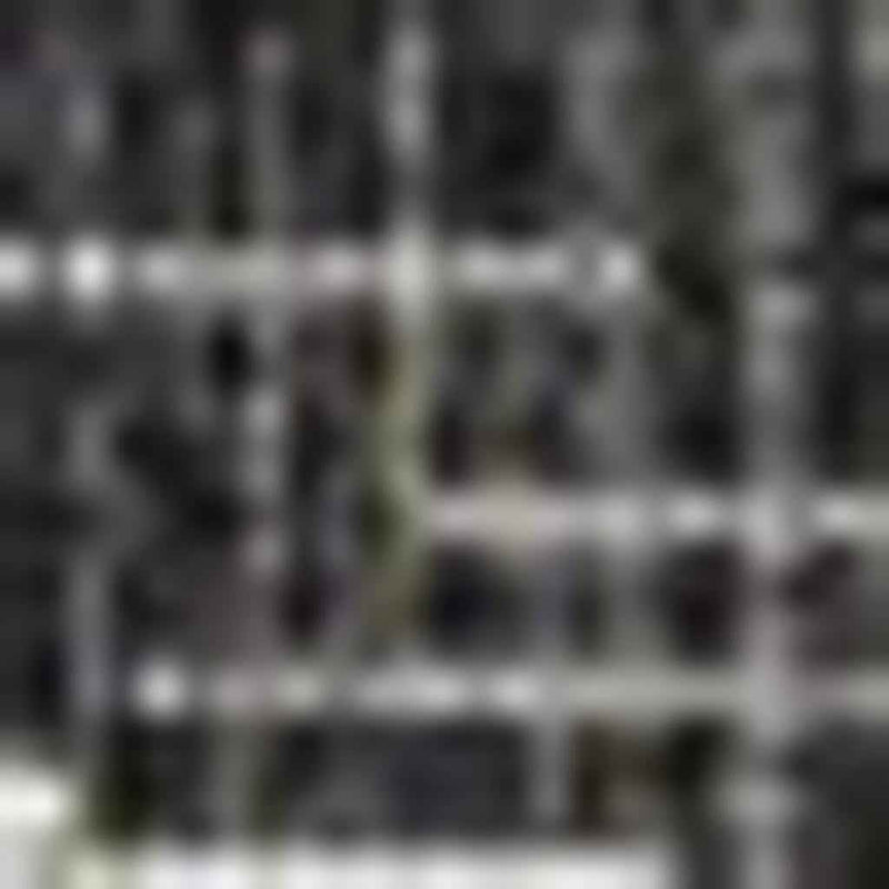 6' X 9' Ivory And Black Striped Indoor Outdoor Area Rug