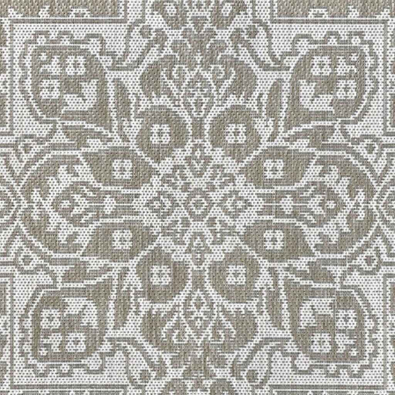 3' X 5' Beige And Cream Medallion Indoor Outdoor Area Rug