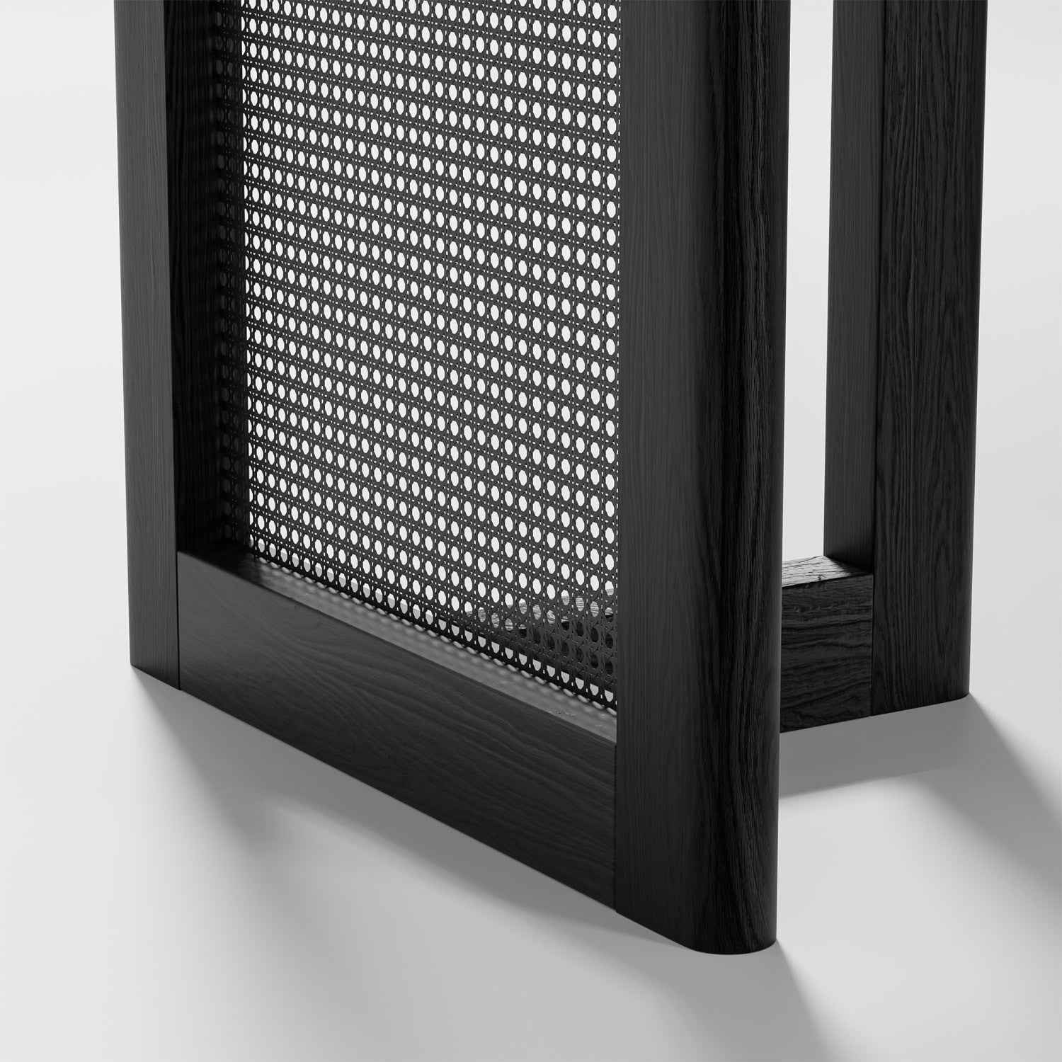 67" Black Wood Square Bar Table