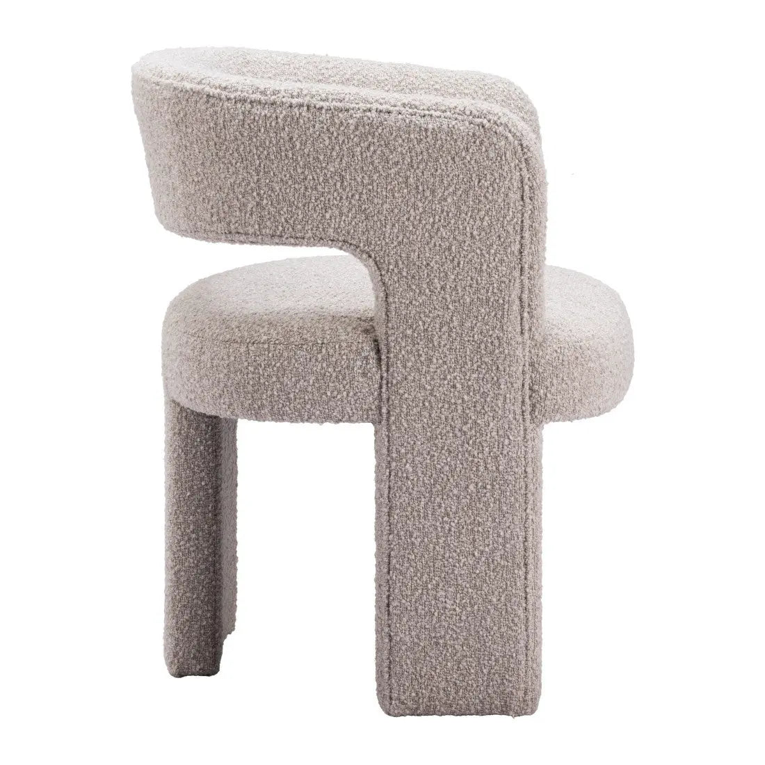 27" Beige Faux Shearling And Upholstered Arm Chair Homeroots Living Room