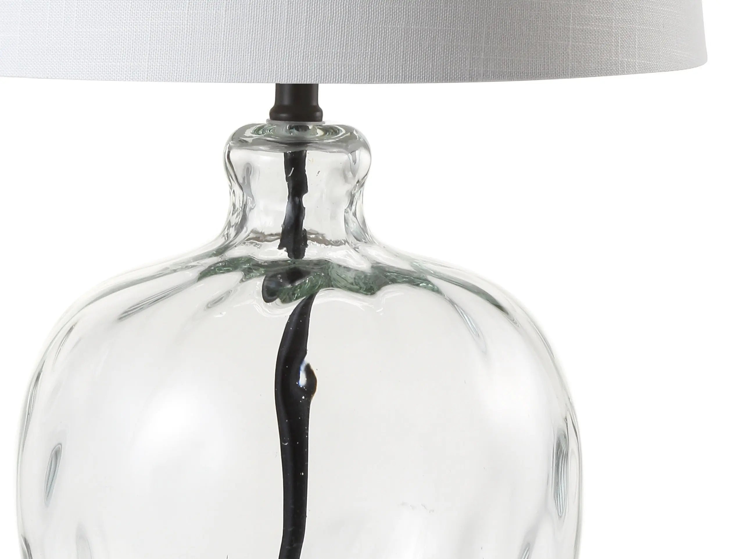 27" Black Globe Table Lamp With Globe Shade Homeroots Lighting