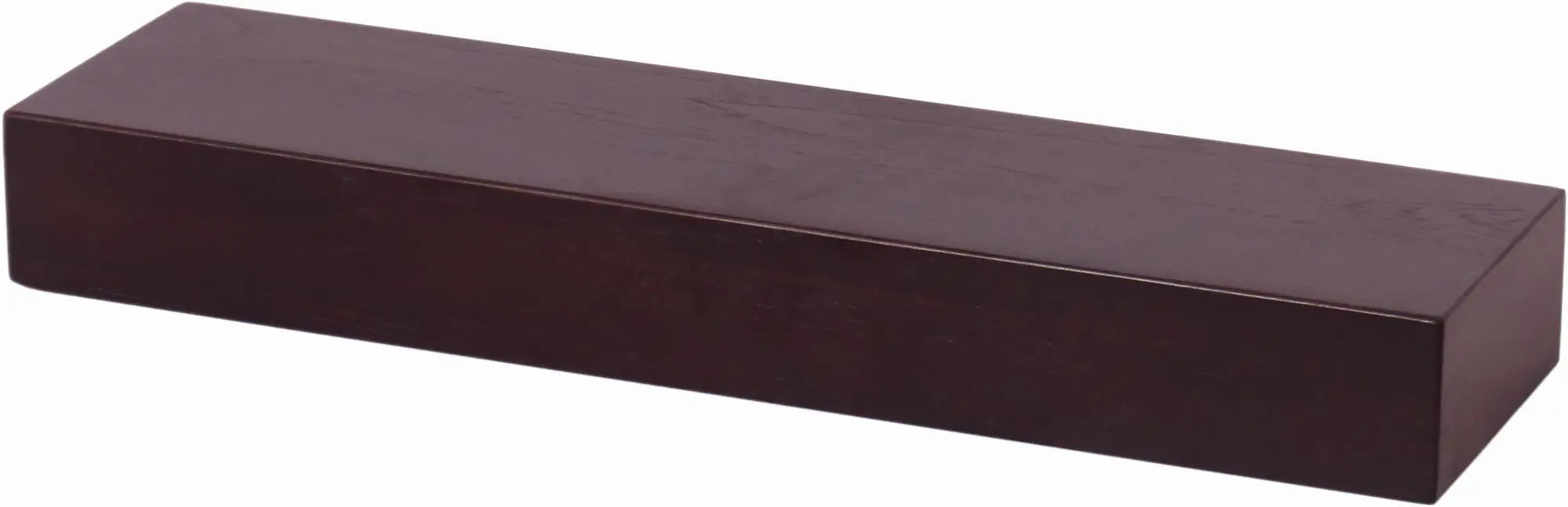 27" Brown Wood Wall Mounted Floating Shelf Homeroots Organization