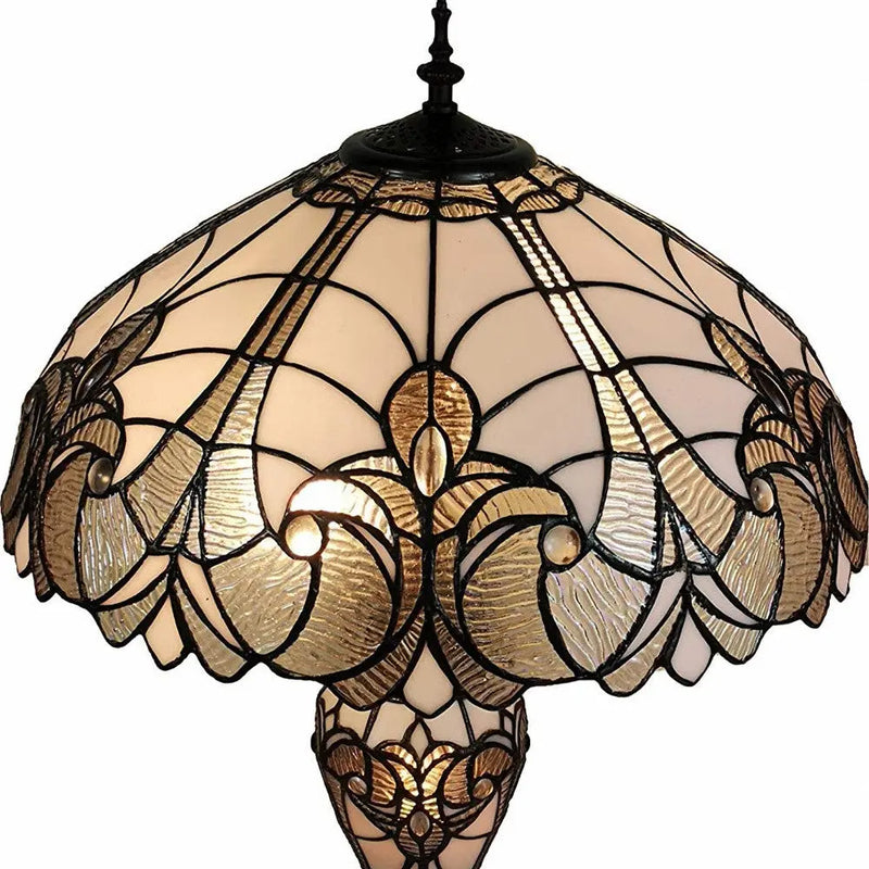 27" Dark Brown Metal Two Light Candlestick Table Lamp With Beige Shade Homeroots Lighting