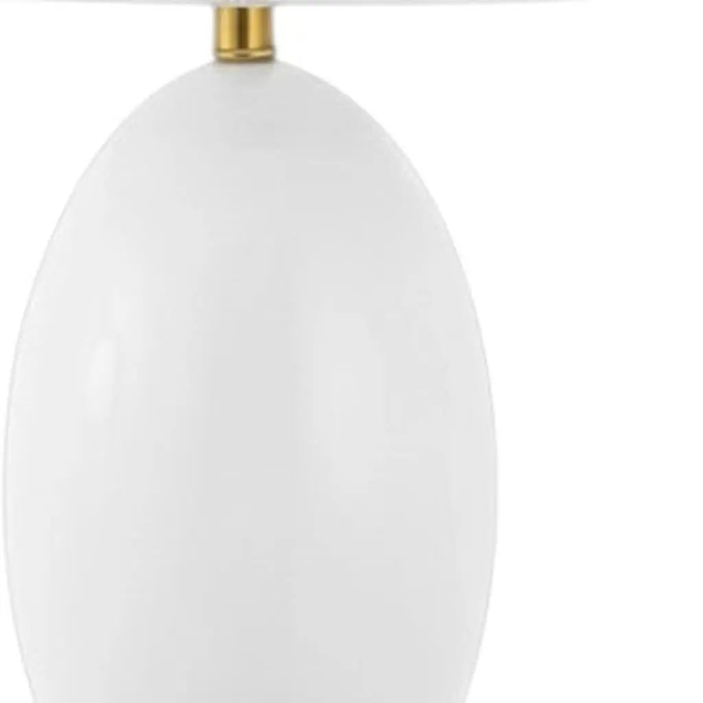 27" Gold Novelty Table Lamp With Empire Shade Homeroots Lighting