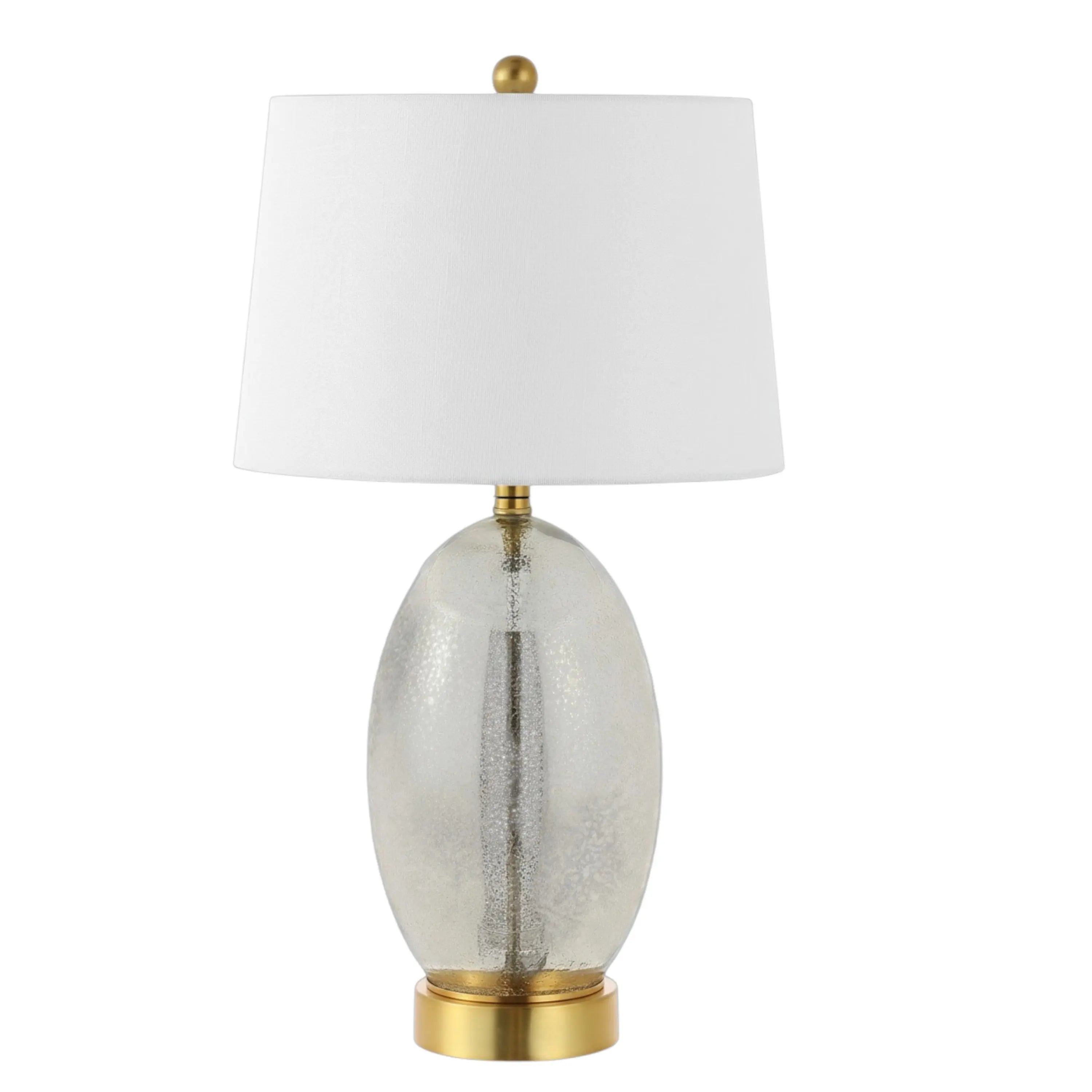 27" Gold Novelty Table Lamp With Empire Shade Homeroots Lighting
