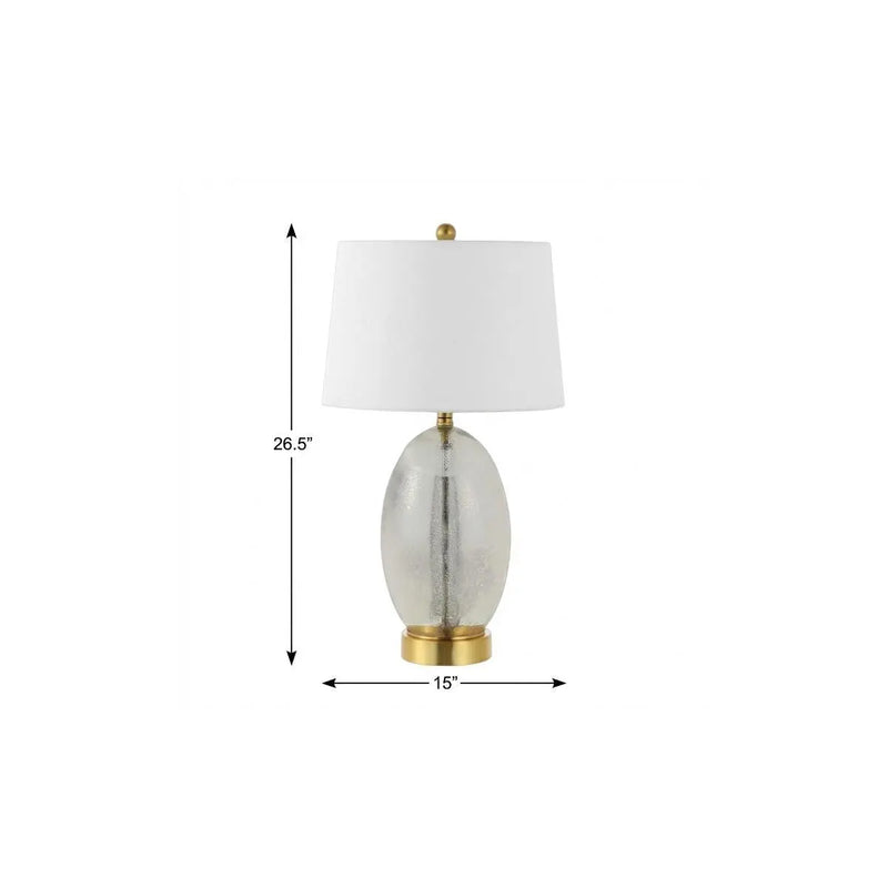 27" Gold Novelty Table Lamp With Empire Shade Homeroots Lighting